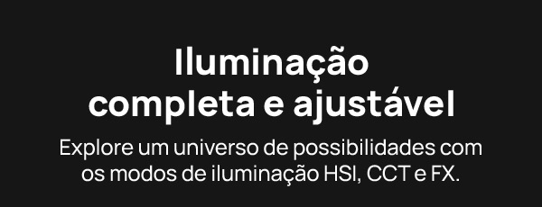 Lumino VX Case Mini Painel LED Preto