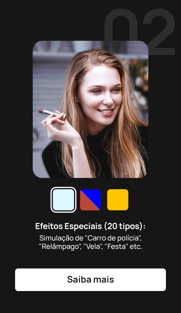 Lumino VX Case Mini Painel LED Preto