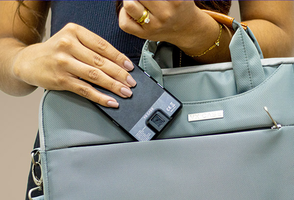 Lumino VX Case Mini Painel LED Preto