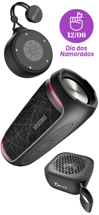 Caixas de Som Bluetooth VX Case