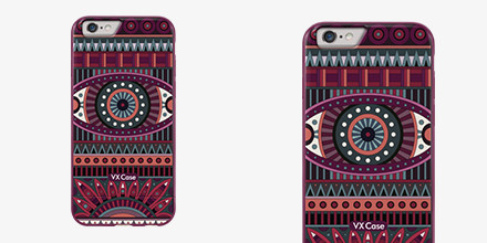 Capa Vx Case Étnica Burgundy